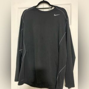 NIKE PRO COMBAT DRI-FIT FITTED LONG-SLEEVE SHIRT 3XL
